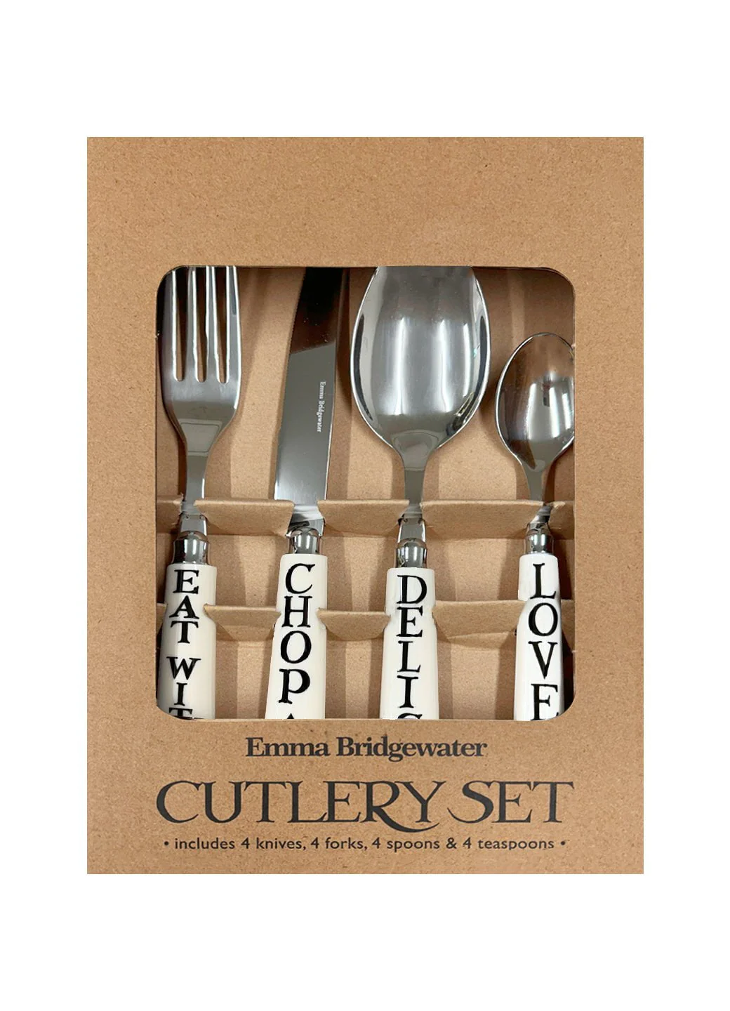 Black Toast Set Of 16 Cutlery - Image 2