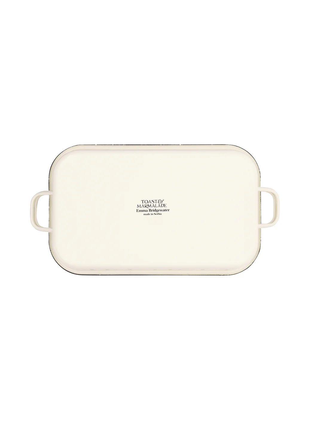 Black Toast Enamel Roasting Dish with Handles 38cm - Image 6