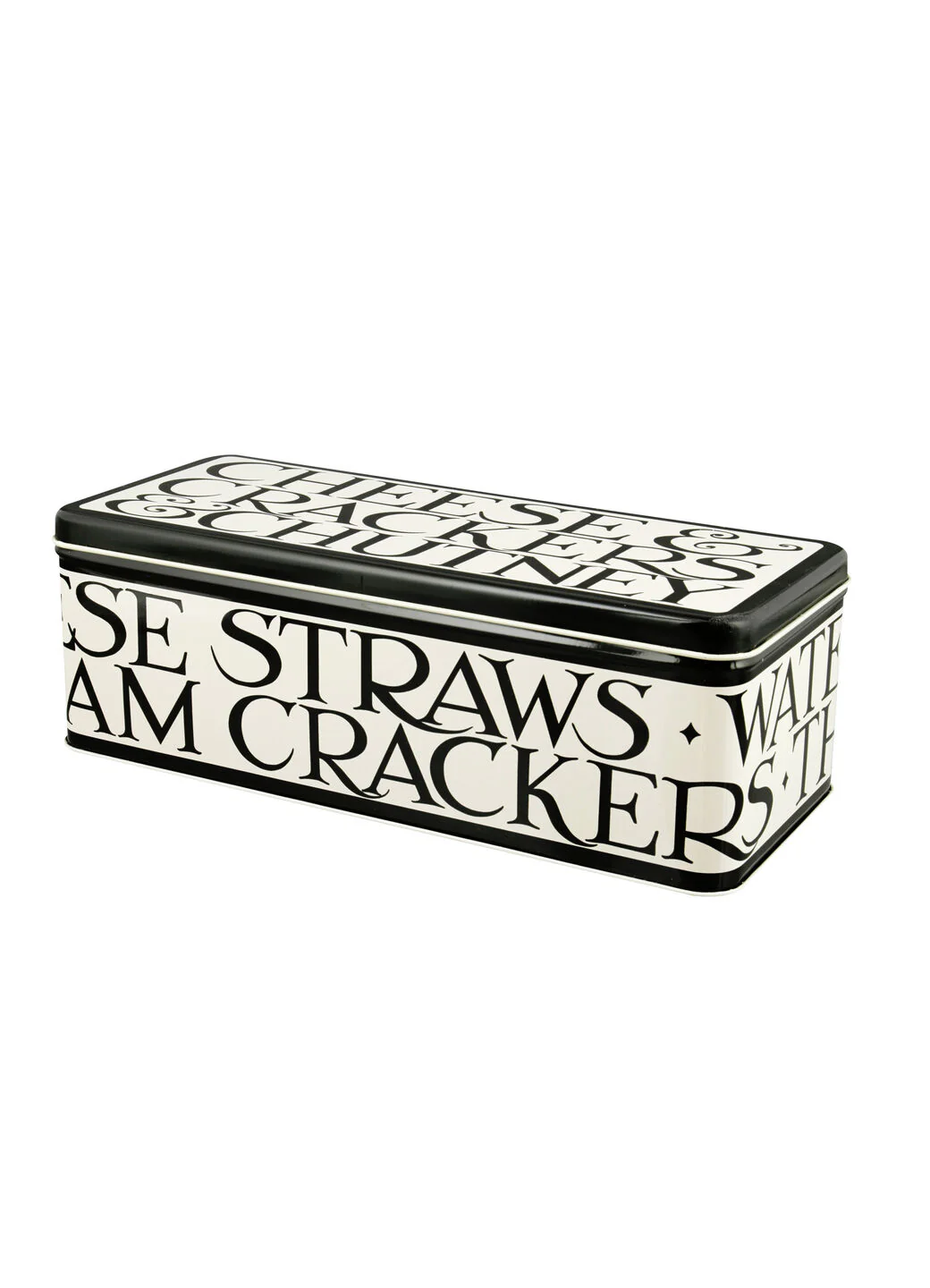 Black Toast Long Deep Rectangular Tin