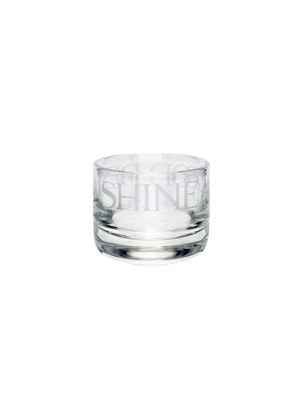 Black Toast Small Glass Votive Candle - Image 2