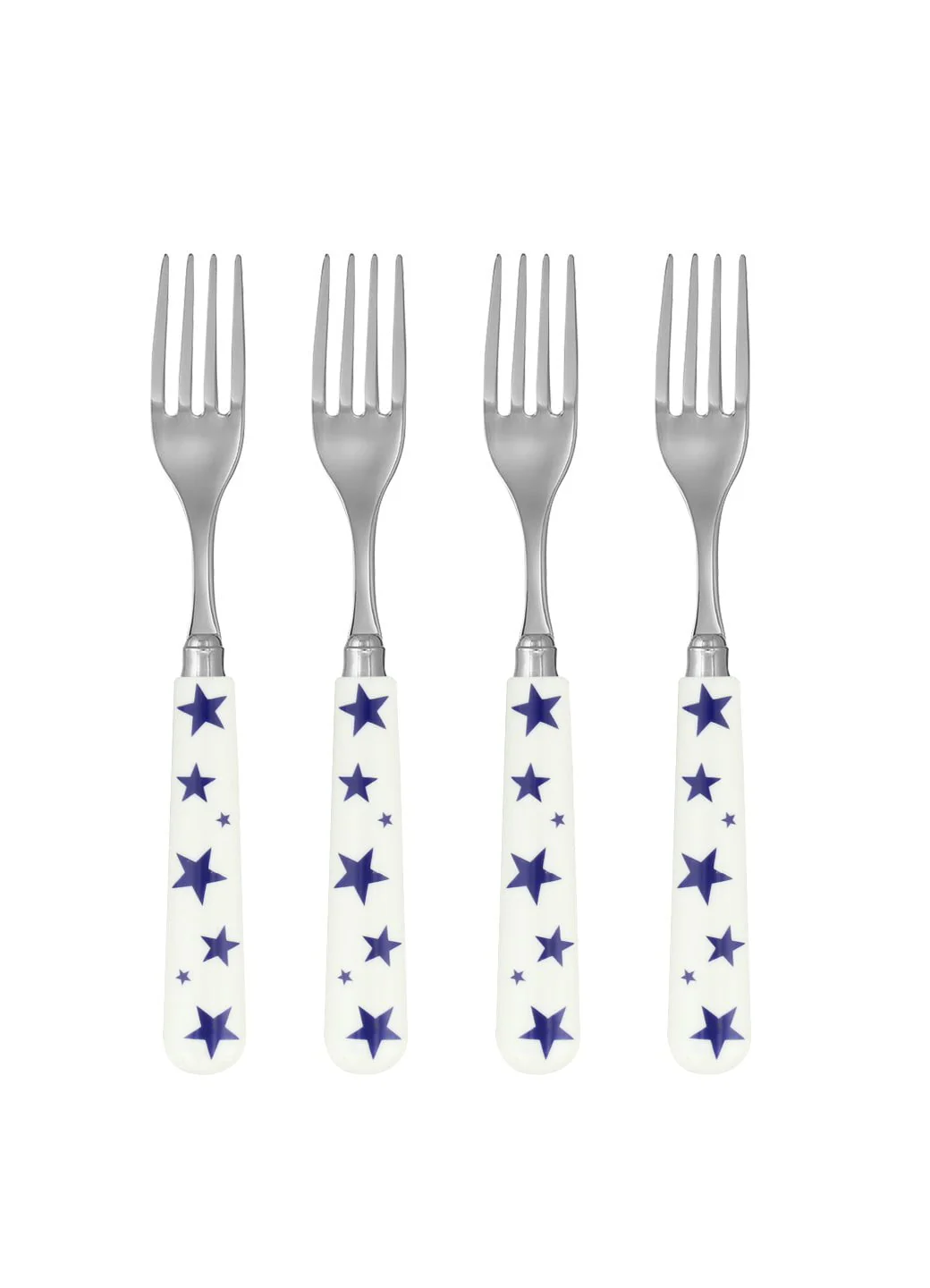 Blue Star Set Of 4 Forks