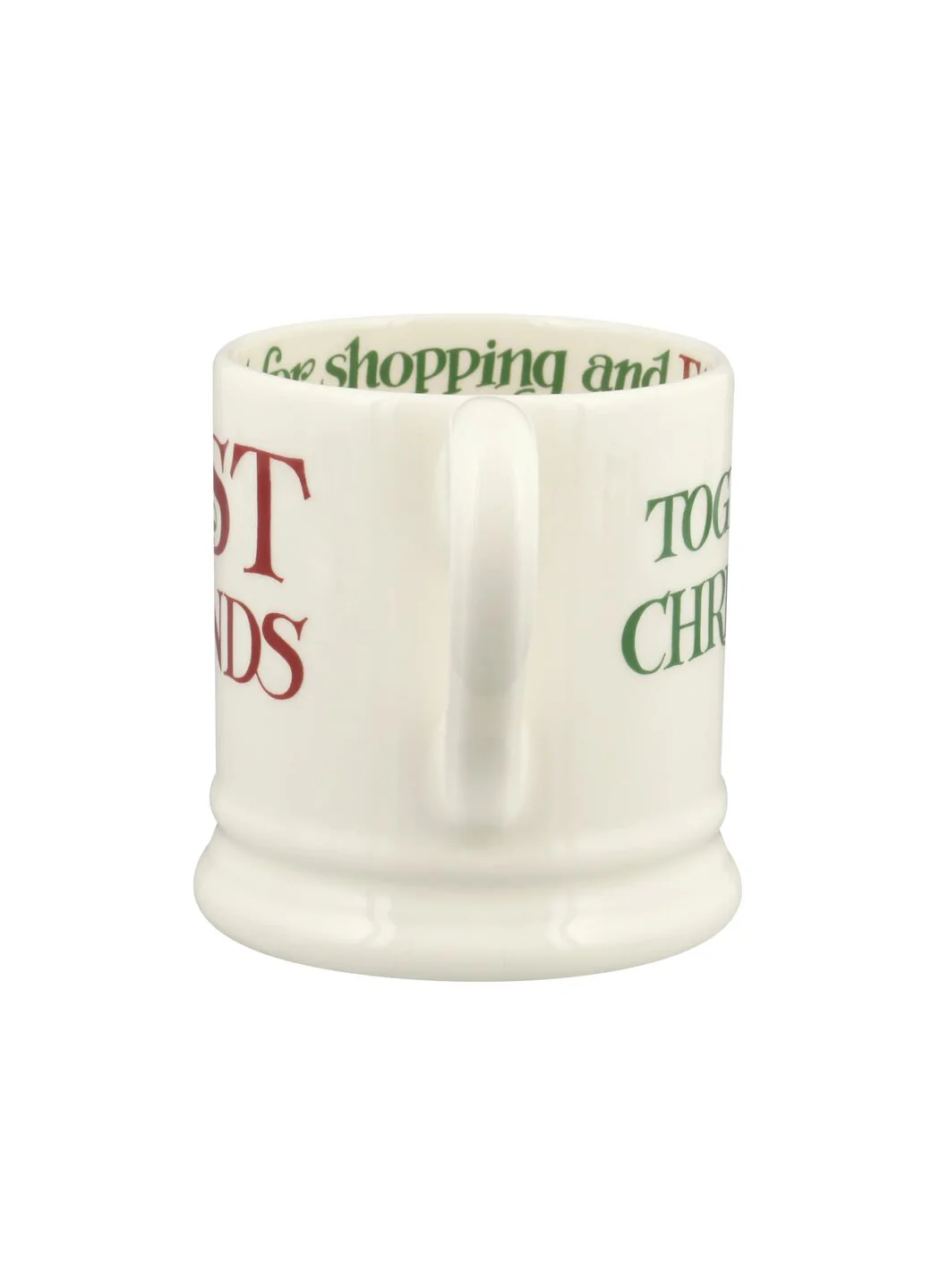 Christmas Toast Best Of Friends 1/2 Pint Mug - Image 3