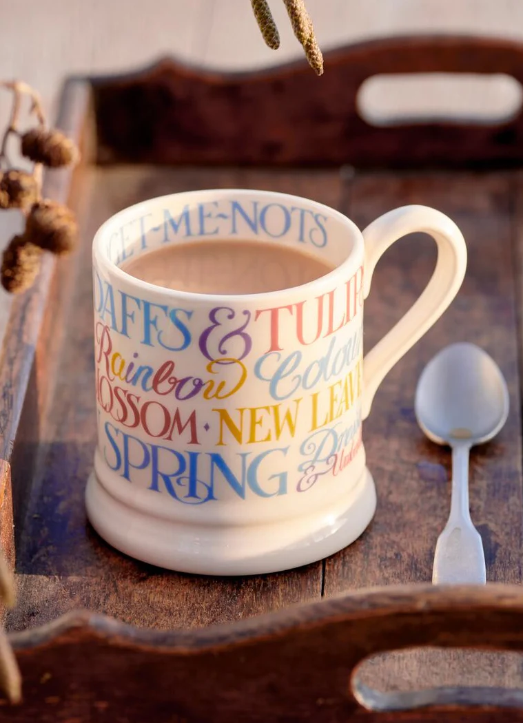 Easter Toast Daffodils & Tulips 1/2 Pint Mug