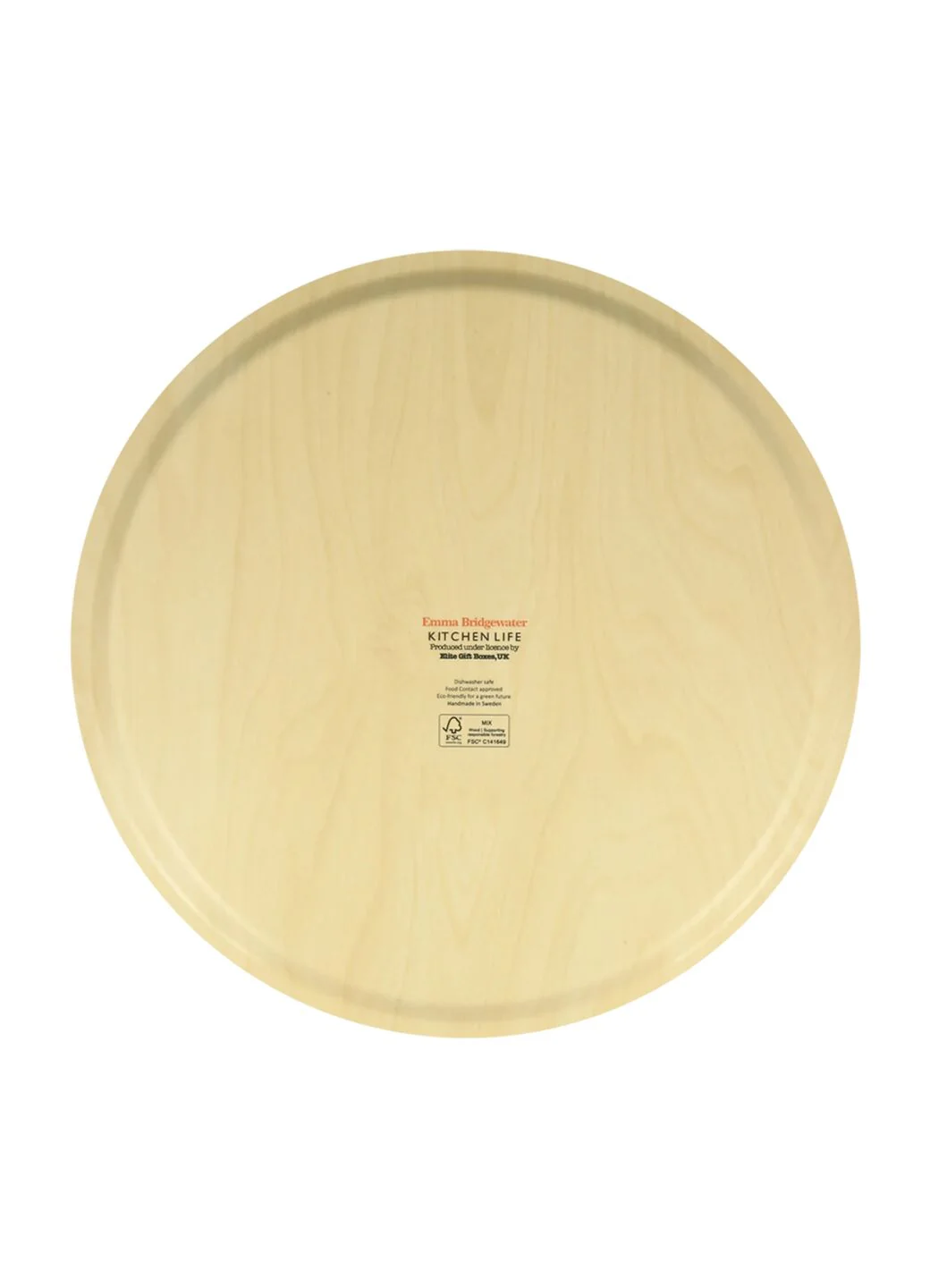 Kitchen Life Round Birch Tray - Image 2