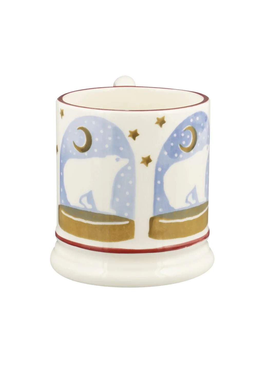 Polar Bear Snow Globe 1/2 Pint Mug - Image 5