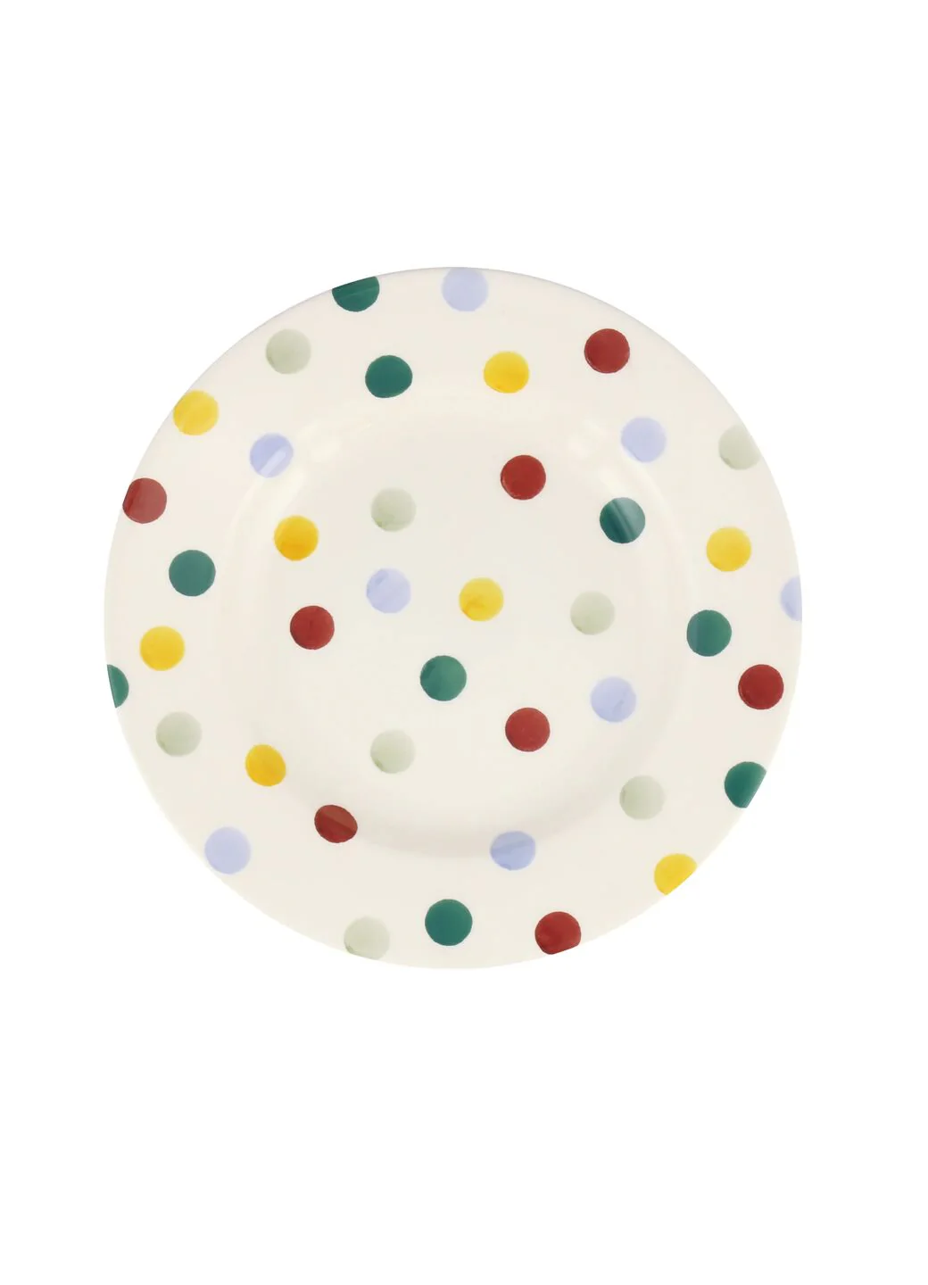 Polka Dot Medium Dinner Plate, 8.5 Inch - Set of 4 - Image 4