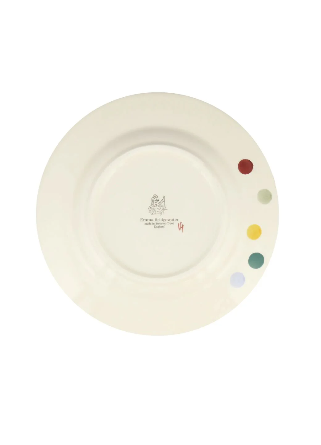 Polka Dot Medium Dinner Plate, 8.5 Inch - Set of 4 - Image 5