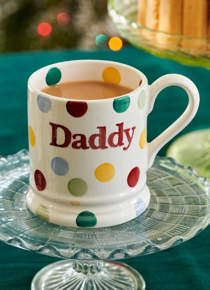 Polka Dot Daddy 1/2 Pint Mug - Image 7