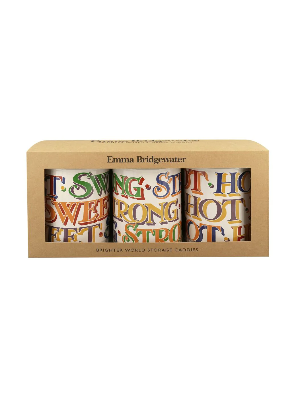 Rainbow Toast Set Of 3 Round Tin Caddies Boxed - Image 2