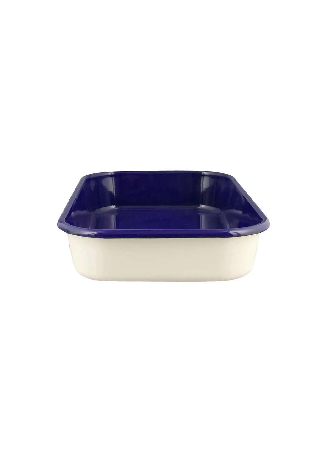 Red & Blue Toast 34Cm Enamel Roasting Tray - Image 3