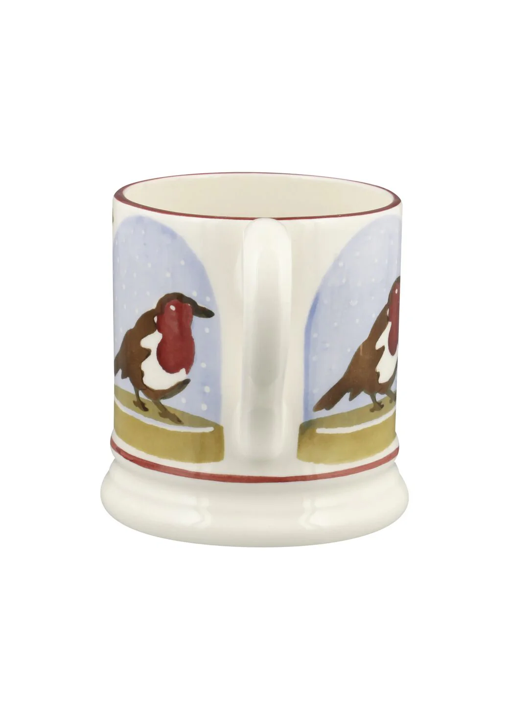 Robin Snow Globe 1/2 Pint Mug - Image 3