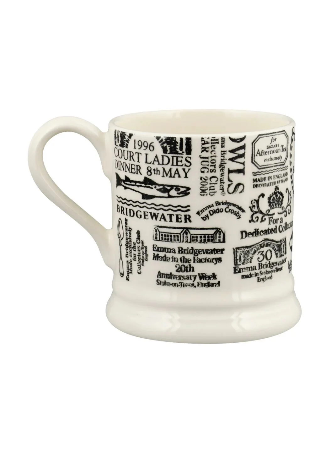 Seconds Backstamps From 40 Years 1/2 Pint Mug - Image 4