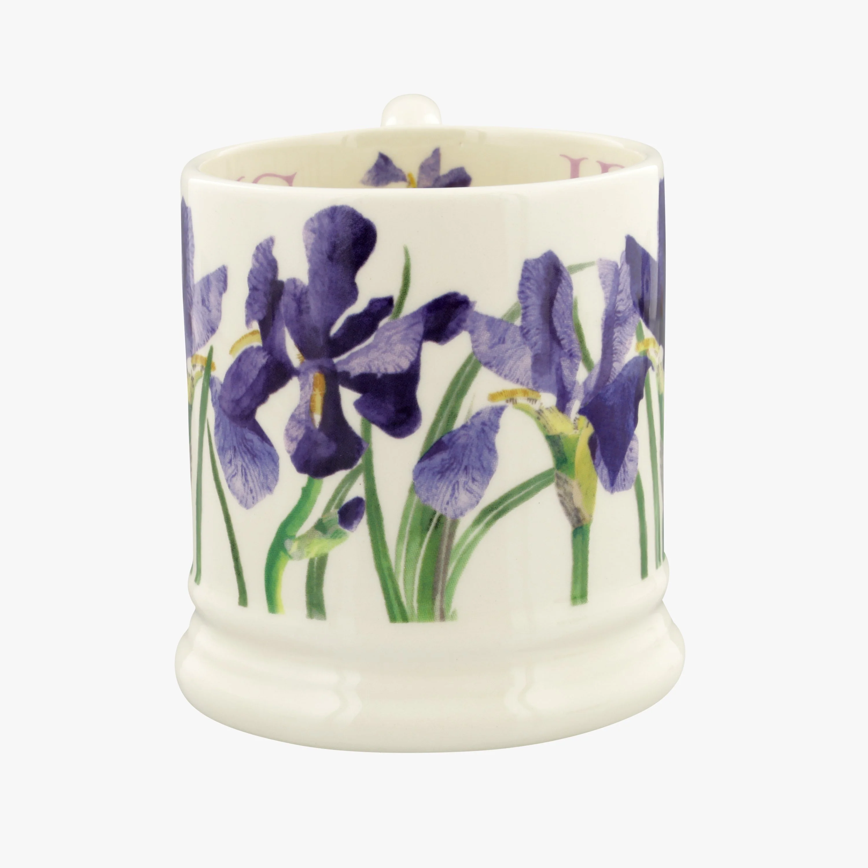 Seconds Blue Iris 1/2 Pint Mug - Image 3