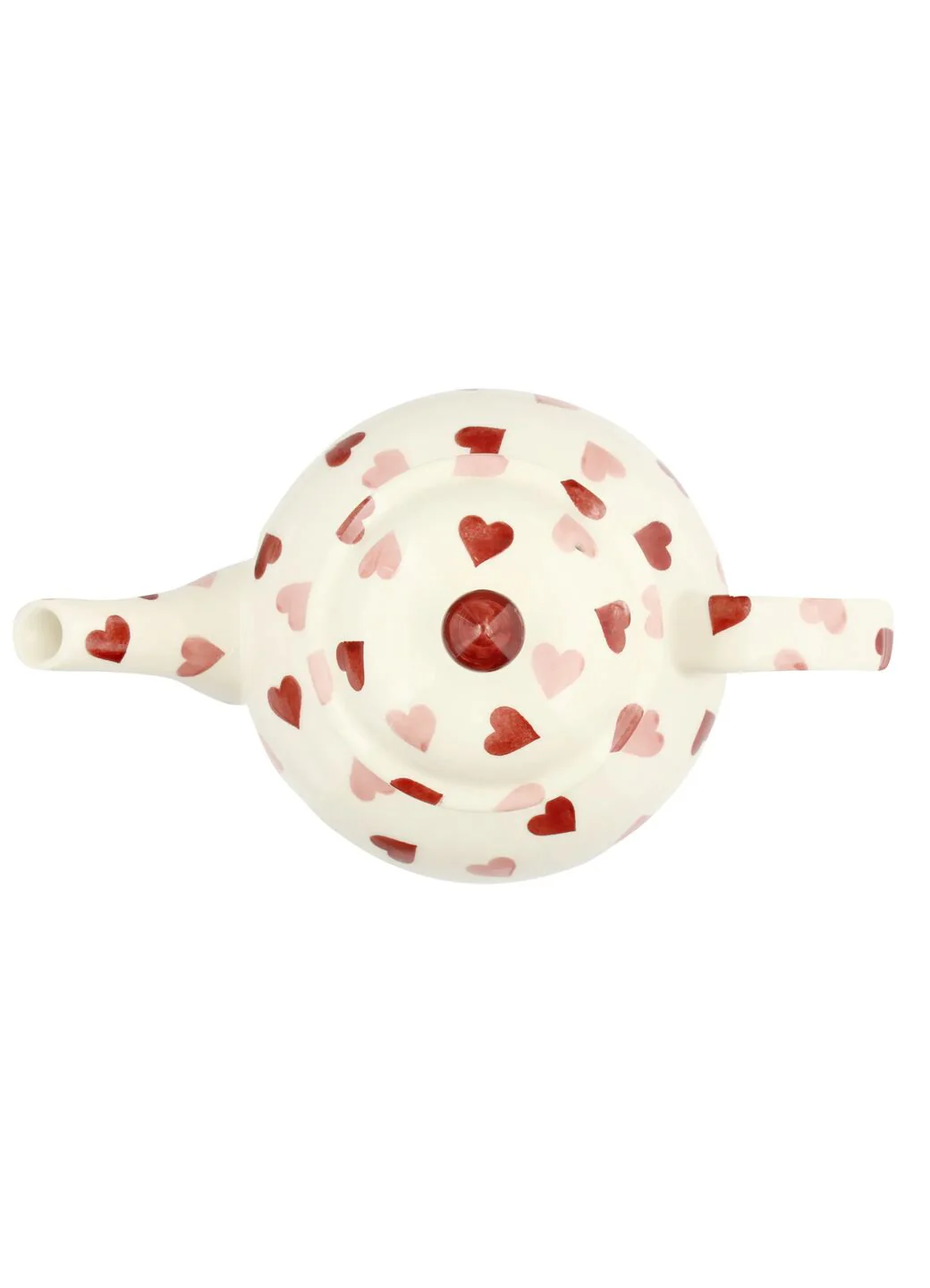 Seconds Pink Hearts 4 Mug Teapot - Image 5