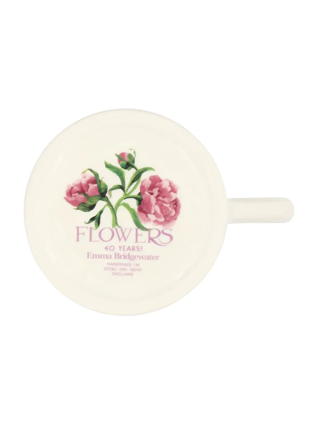 Seconds Pink Peony 1/2 Pint Mug - Image 6