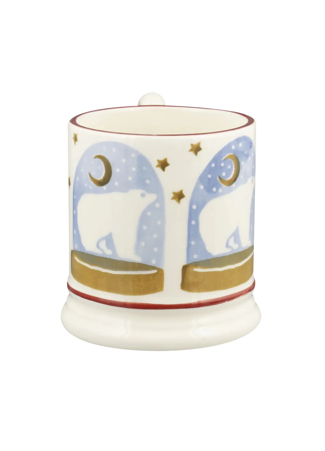 Seconds Polar Bear Snow Globe 1/2 Pint Mug - Image 3