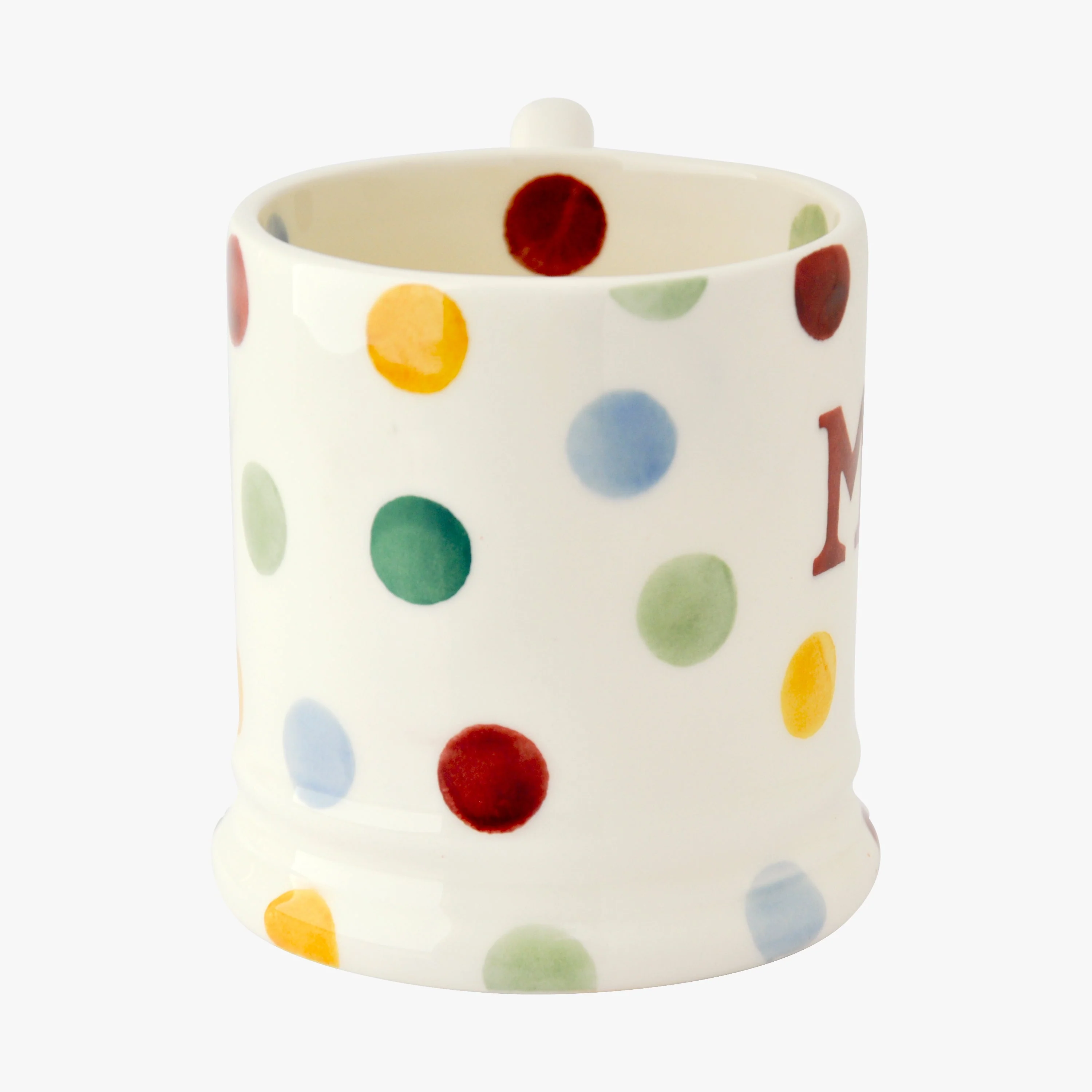 Seconds Polka Dot Mr 1/2 Pint Mug - Image 5