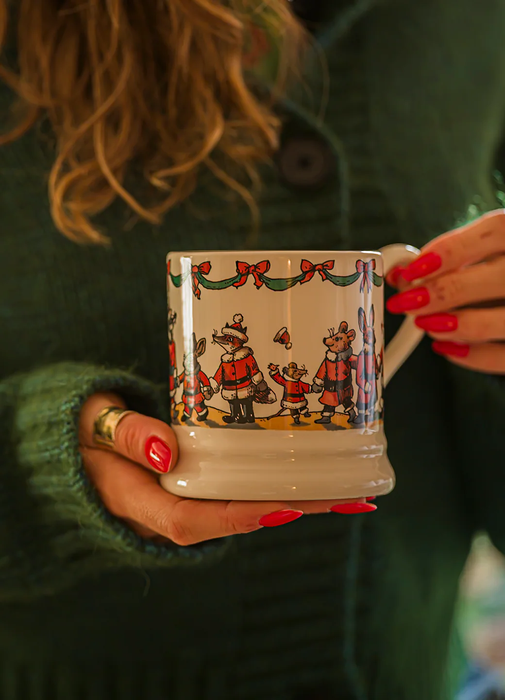 Seconds Woodland Santa 1/2 Pint Mug