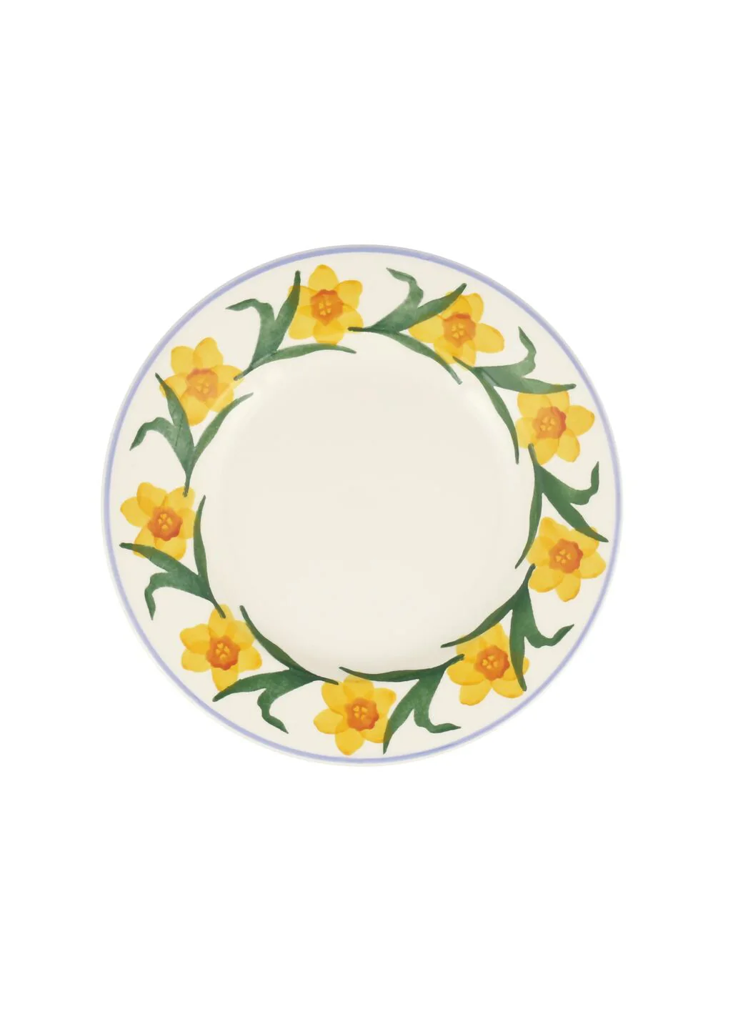 Windblown Daffodils Medium Dinner Plate, 8.5 Inch - Image 2