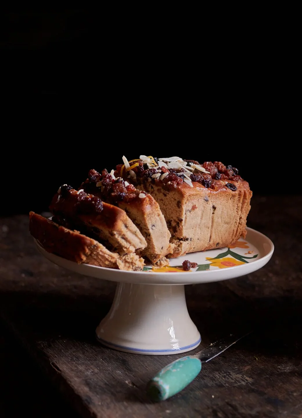 Windblown Daffodils Small Cake Stand